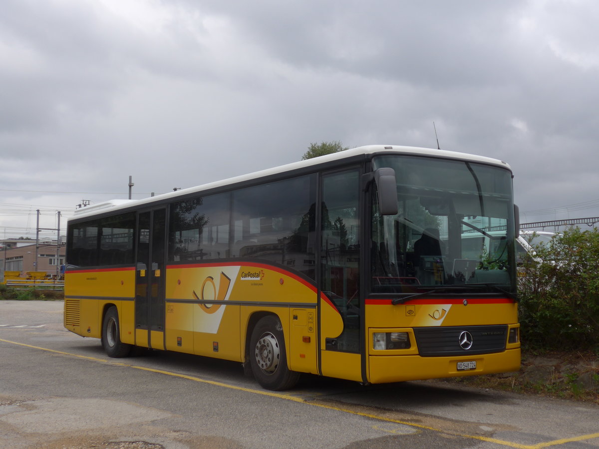 (172'977) - CarPostal Ouest - VD 548'724 - Mercedes am 14. Juli 2016 in Yverdon, Garage