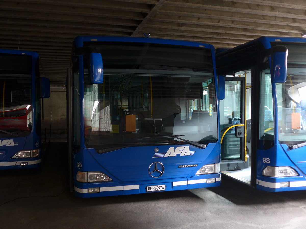 (173'396) - AFA Adelboden - Nr. 94/BE 26'974 - Mercedes am 31. Juli 2016 im Autobahnhof Adelboden