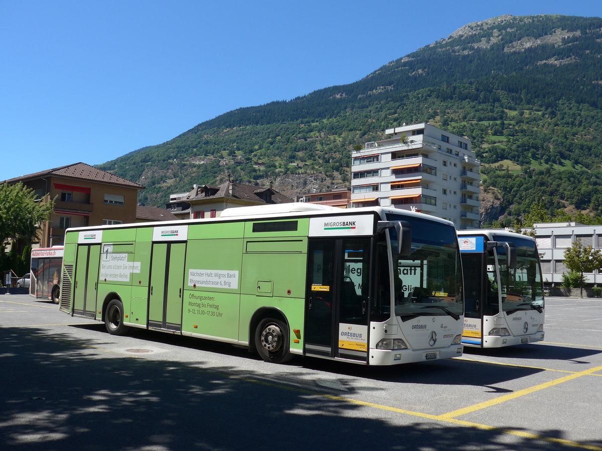 (173'659) - PostAuto Wallis - VS 241'960 - Mercedes am 7. August 2016 in Brig, Garage