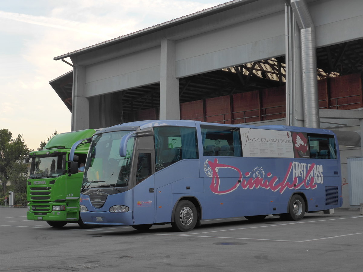 (173'916) - Aus Italien: Dimichele, Martina Franka - DP-222 CP - Scania/Irizar am 18. August 2016 in Thun, Grabengut