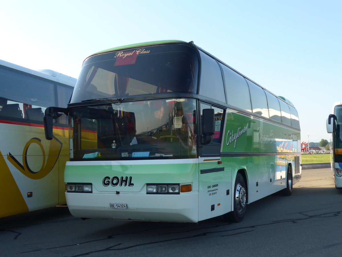 (174'379) - Gohl, Herzogenbuchsee - BE 54'324 - Neoplan am 28. August 2016 in Estavayer-le-Lac, ESAF