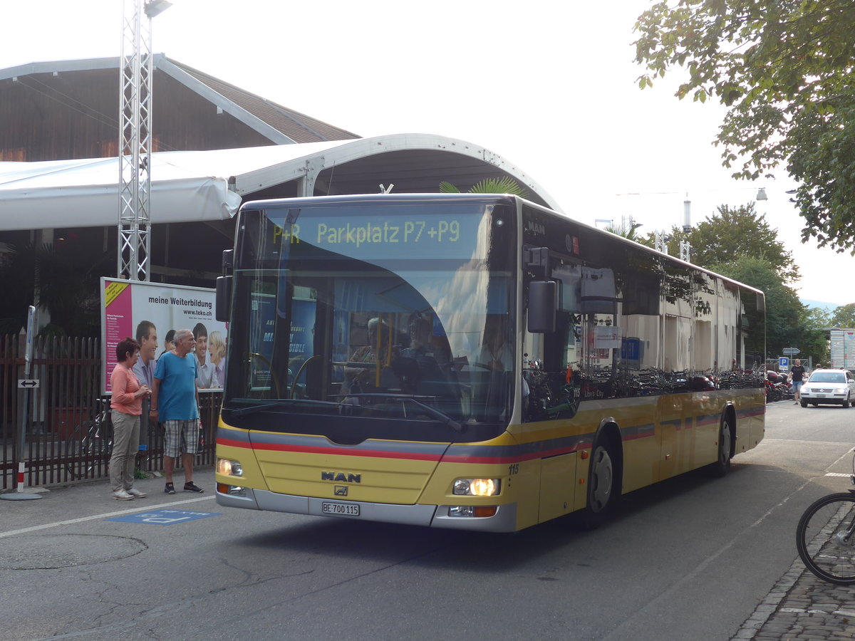 (174'430) - STI Thun - Nr. 115/BE 700'115 - MAN am 1. September 2016 in Thun, OHA