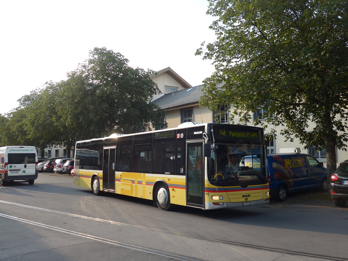 (174'437) - STI Thun - Nr. 118/BE 700'118 - MAN am 1. September 2016 in Thun, OHA