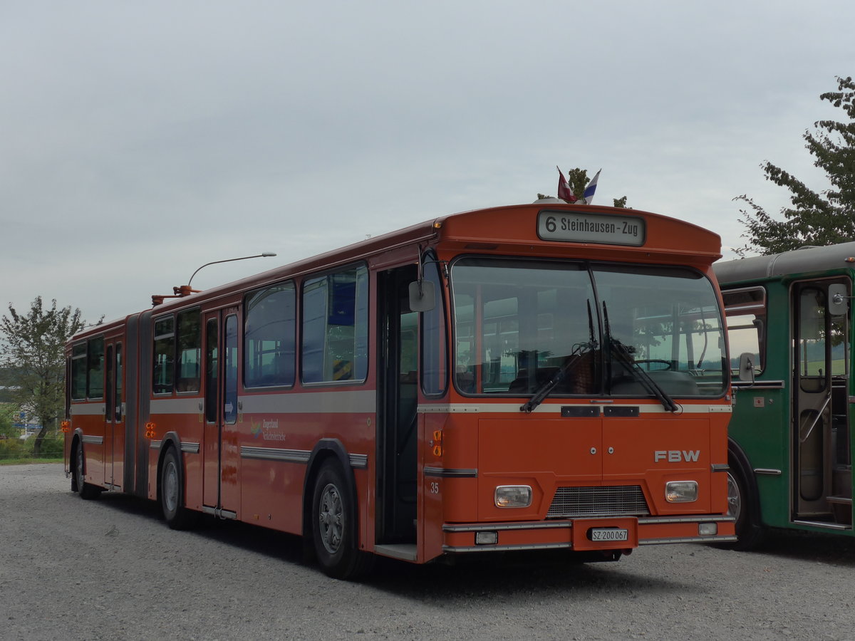 (174'478) - ZVB Zug (RWB) - Nr. 35/SZ 200'067 - FBW/Hess am 4. September 2016 in Hindelbank