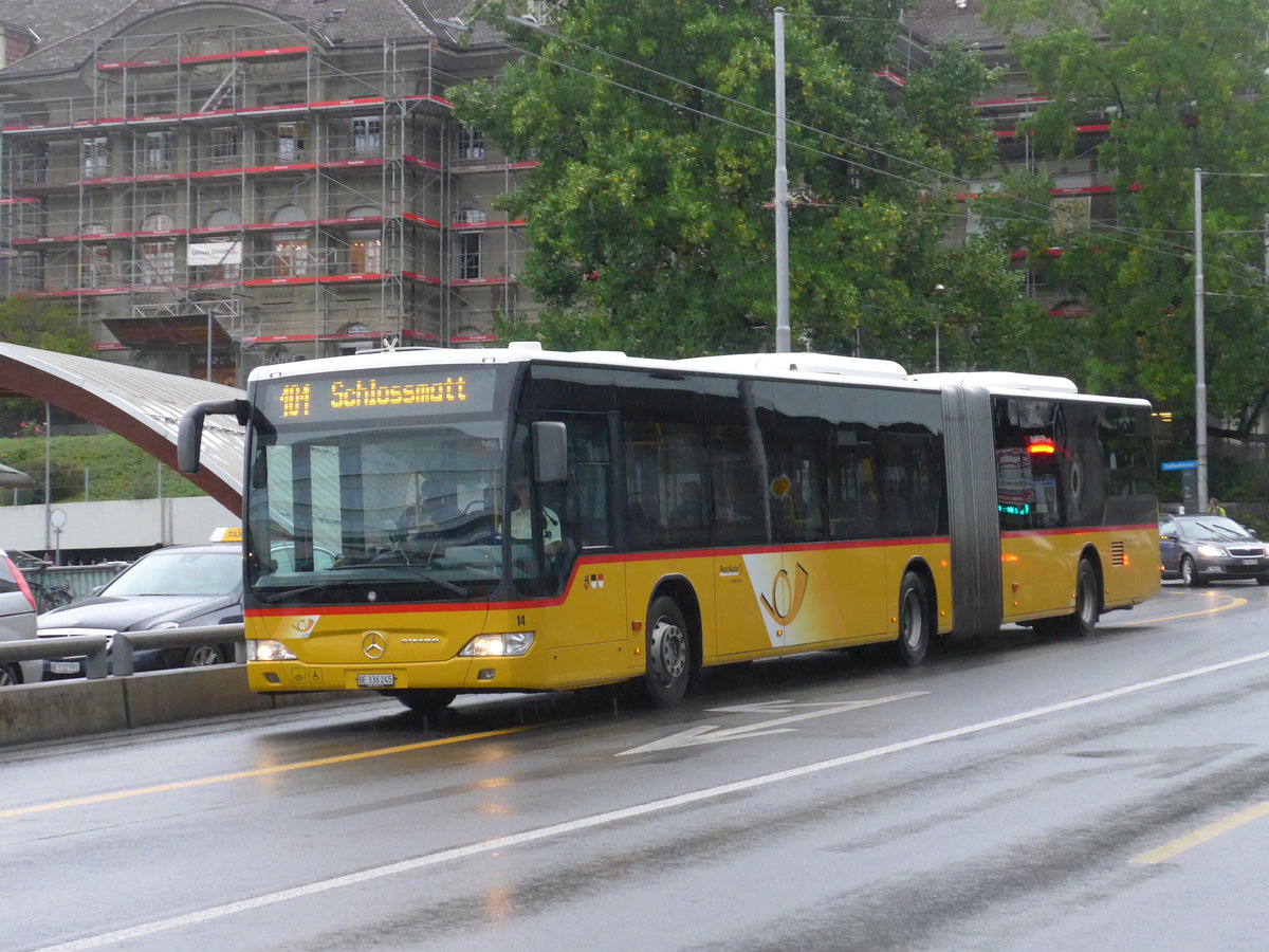 (174'572) - Steiner, Ortschwaben - Nr. 14/BE 336'245 - Mercedes am 5. September 2016 in Bern, Schanzenstrasse