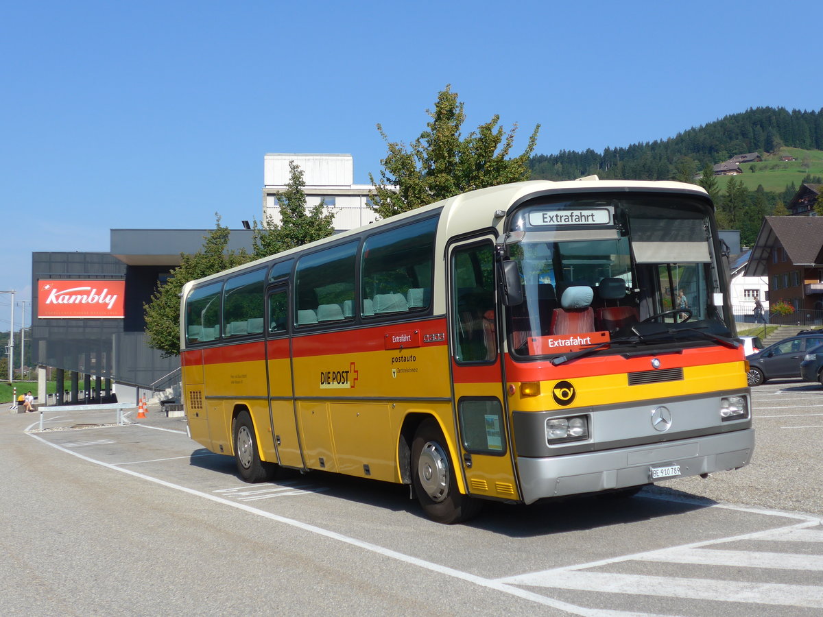 (174'859) - Buzzi, Bern - BE 910'789 - Mercedes (ex Mattli, Wassen) am 11. September 2016 in Trubschachen, Kambly