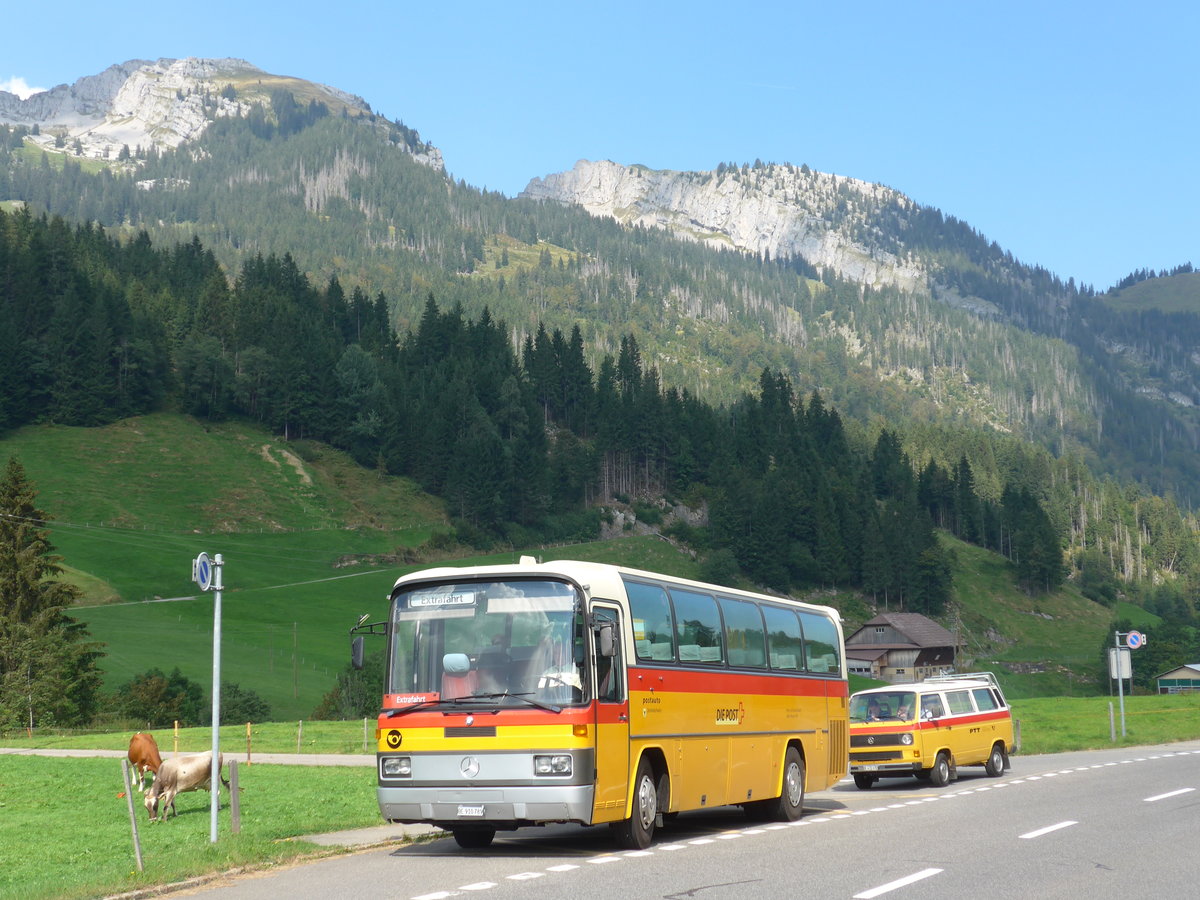 (174'869) - Buzzi, Bern - BE 910'789 - Mercedes (ex Mattli, Wassen) am 11. September 2016 in Srenberg, Hirsegg