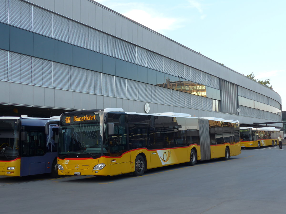 (174'922) - PostAuto Bern - Nr. 633/BE 734'633 - Mercedes am 11. September 2016 in Bern, Postautostation