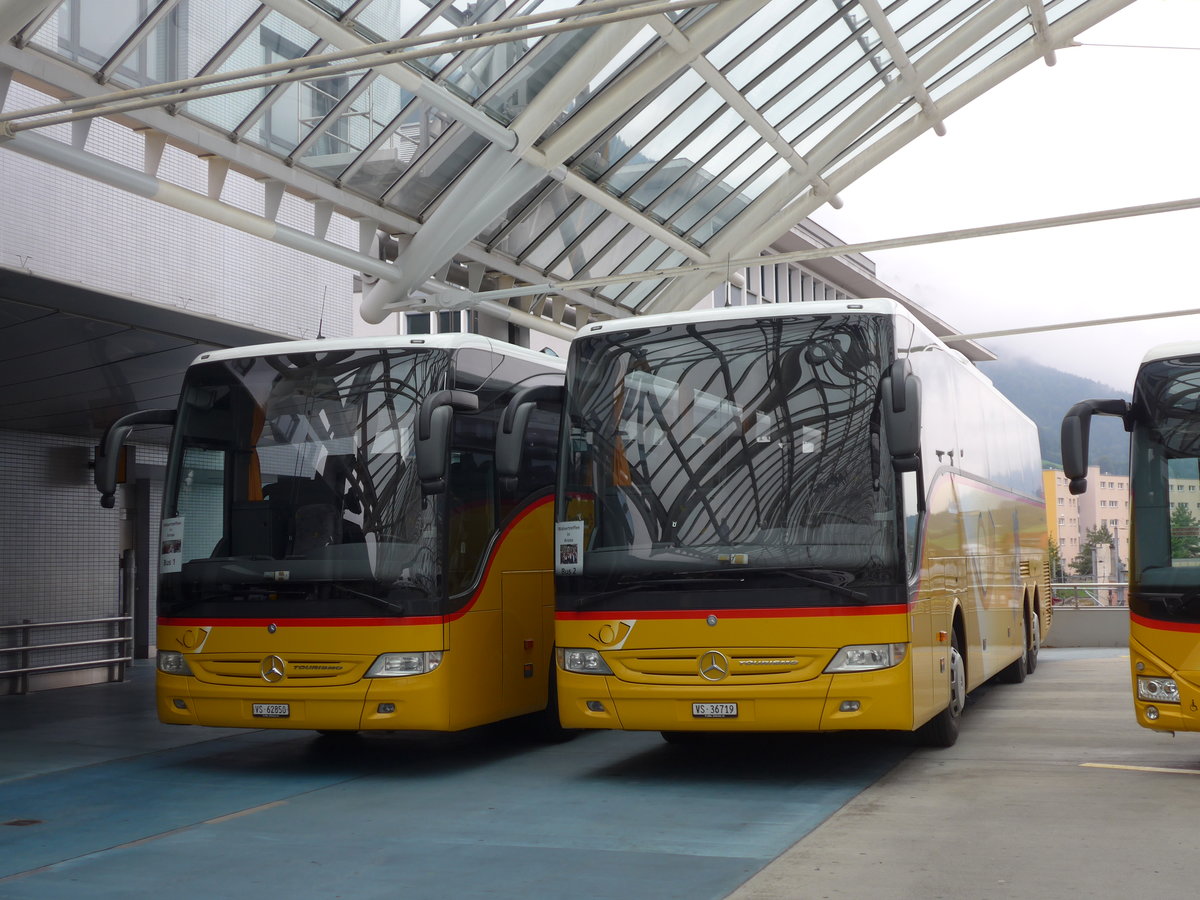 (174'935) - PostAuto Wallis - VS 36'719 - Mercedes am 18. September 2016 in Chur, Postautostation