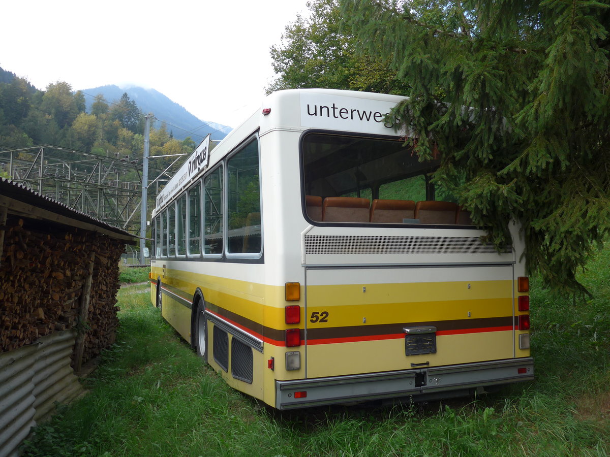 (175'209) - STI Thun - Nr. 52 - Saurer/R&J am 26. September 2016 in Erlenbach, Weier