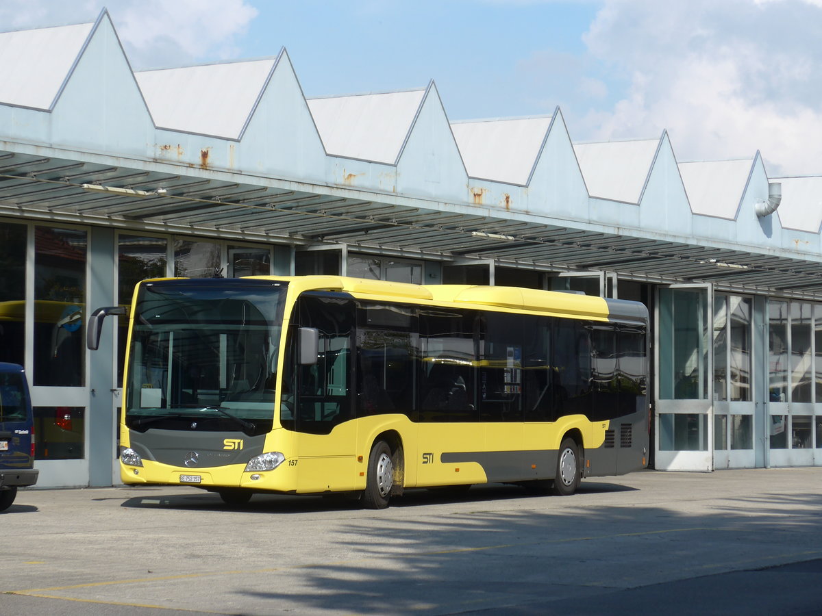 (175'266) - STI Thun - Nr. 157/BE 752'157 - Mercedes am 27. September 2016 in Thun, Garage