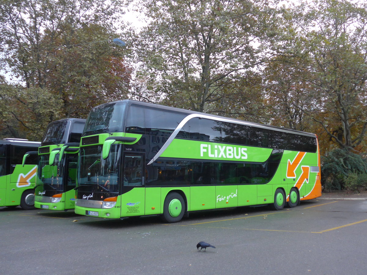 (175'707) - Aus Deutschland: Albus, Mnchen - Nr. M8057/M-EU 8057 - Setra am 18. Oktober 2016 in Zrich, Sihlquai