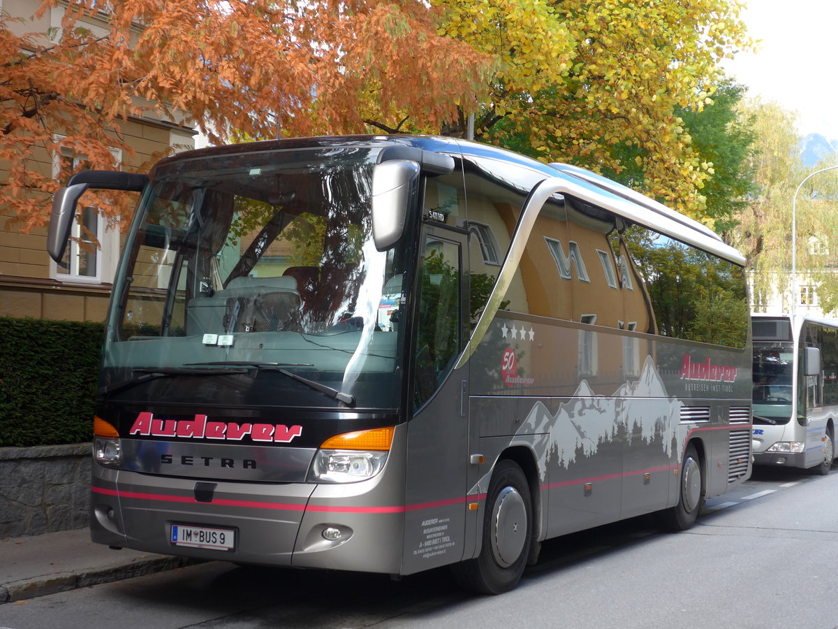 (176'050) - Auderer, Imst - IM BUS 9 - Setra am 20. Oktober 2016 in Imst, Post