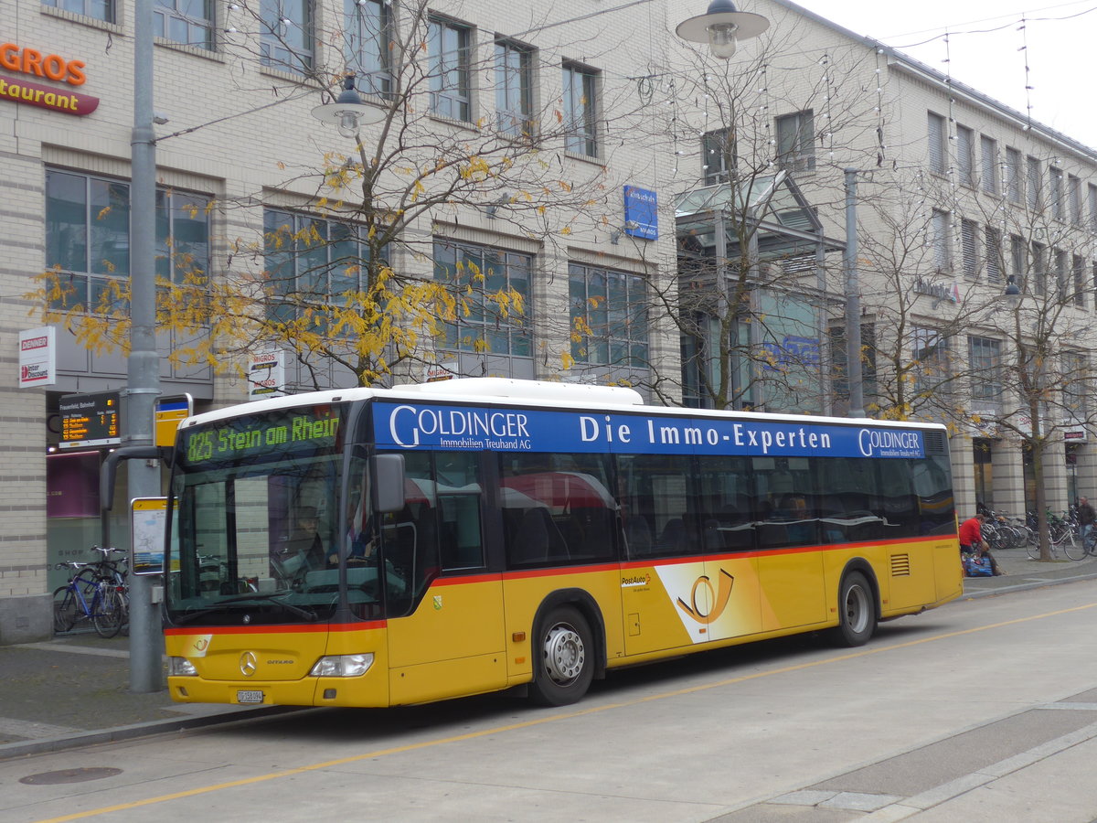 (176'487) - PostAuto Ostschweiz - TG 158'094 - Mercedes (ex Nr. 4) am 4. November 2016 beim Bahnhof Frauenfeld