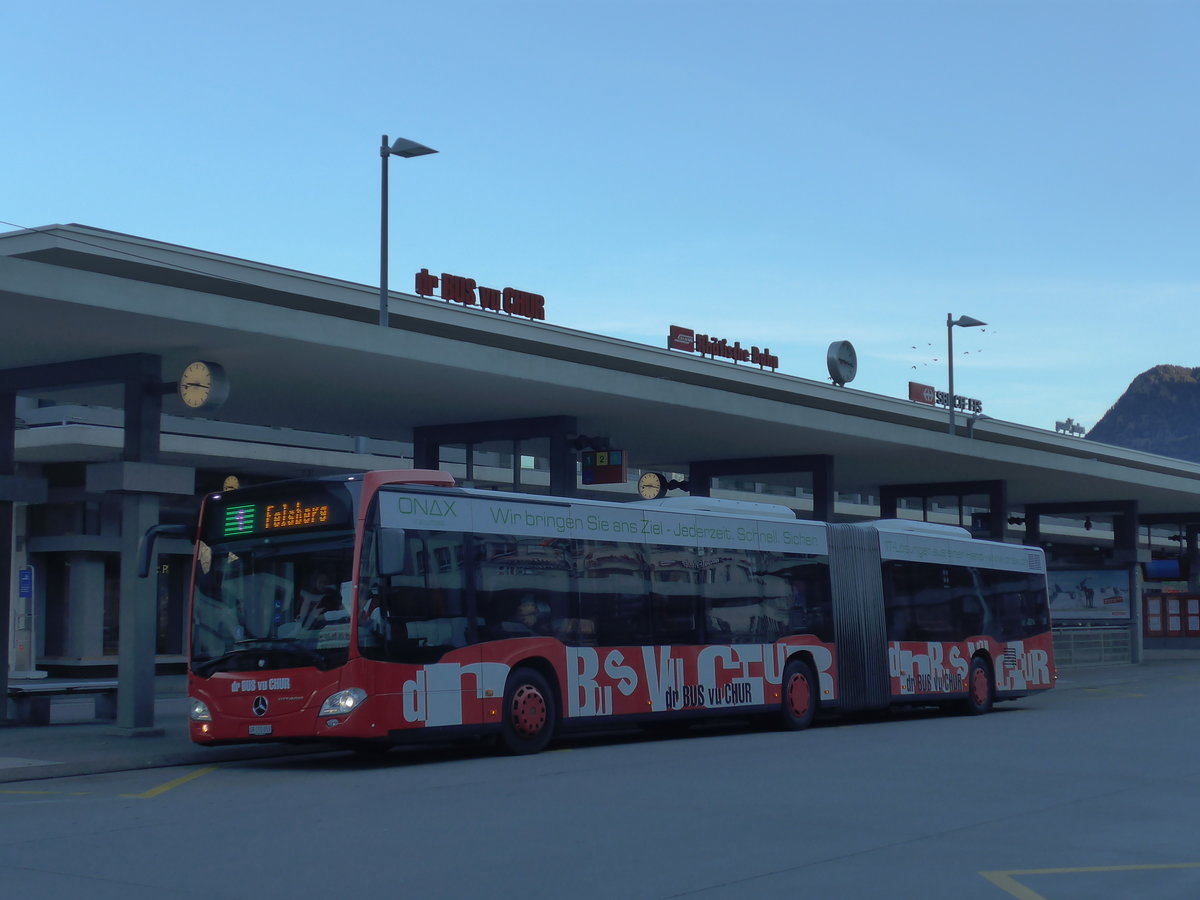 (177'073) - SBC Chur - Nr. 59/GR 155'859 - Mercedes am 10. Dezember 2016 beim Bahnhof Chur