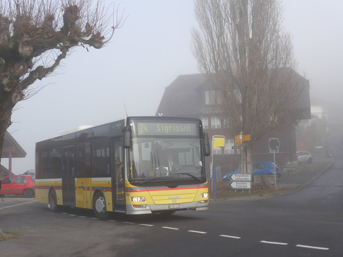 (177'227) - STI Thun - Nr. 133/BE 801'133 - MAN/Gppel am 16. Dezember 2016 in Sigriswil, Port