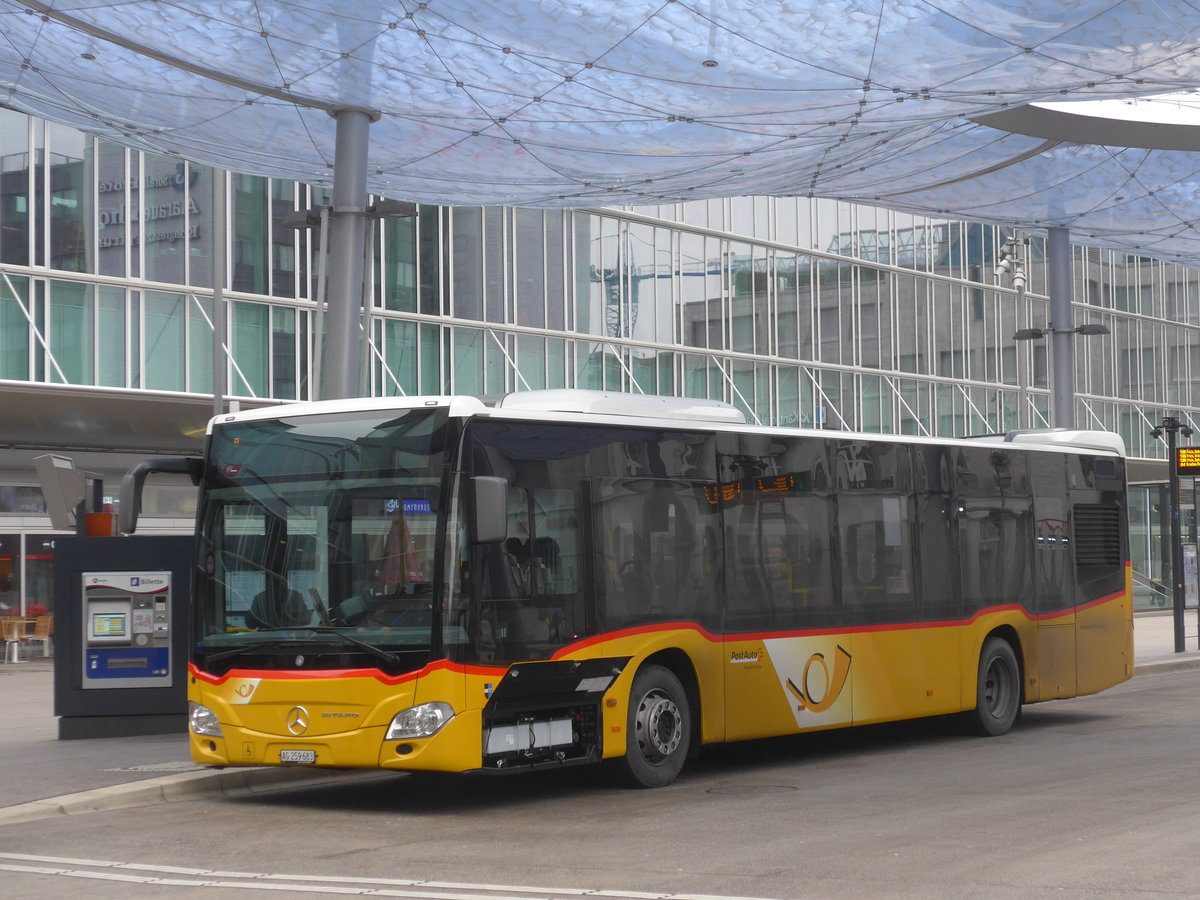 (177'307) - PostAuto Nordschweiz - AG 259'683 - Mercedes am 24. Dezember 2016 beim Bahnhof Aarau