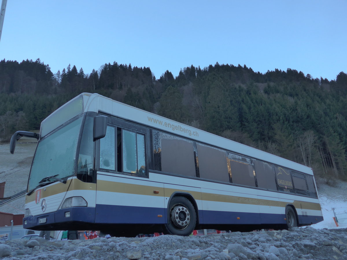 (177'427) - EAB Engelberg - Nr. 3/OW 10'187 - Mercedes/Hess (ex ZVB Zug Nr. 157; ex ZVB Zug Nr. 57) am 30. Dezember 2016 in Engelberg, Titlisbahnen