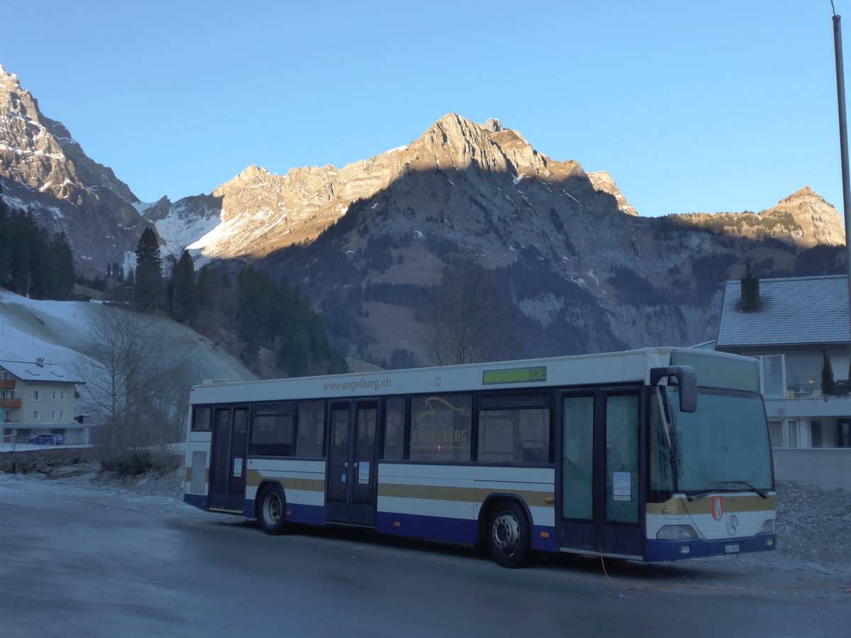 (177'436) - EAB Engelberg - Nr. 3/OW 10'187 - Mercedes/Hess (ex ZVB Zug Nr. 157; ex ZVB Zug Nr. 57) am 30. Dezember 2016 in Engelberg, Titlisbahnen