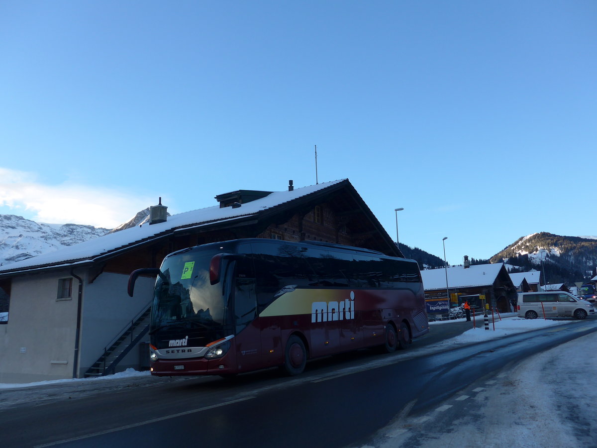 (177'660) - Marti, Kallnach - Nr. 21/BE 572'221 - Setra am 7. Januar 2017 in Adelboden, Oey