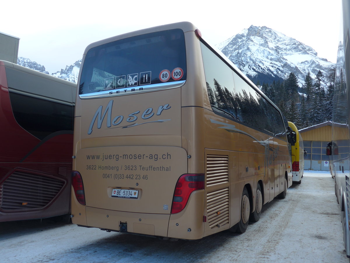 (177'791) - Moser, Teuffenthal - BE 5334 - Setra am 7. januar 2017 in Adelboden, Mineralquelle