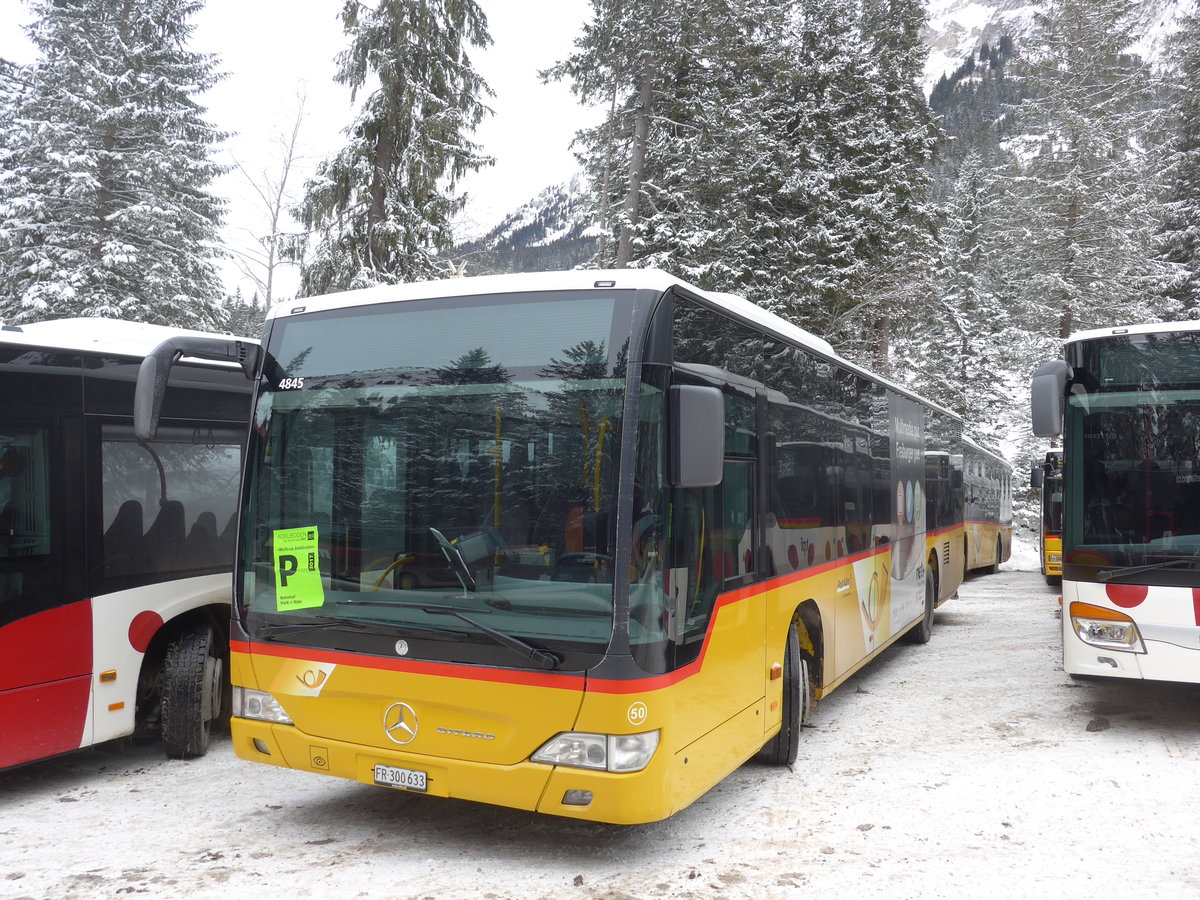 (177'842) - Wieland, Murten - Nr. 50/FR 633 - Mercedes (ex Klopfstein, Laupen Nr. 10) am 7. Januar 2017 in Adelboden, Unter dem Birg