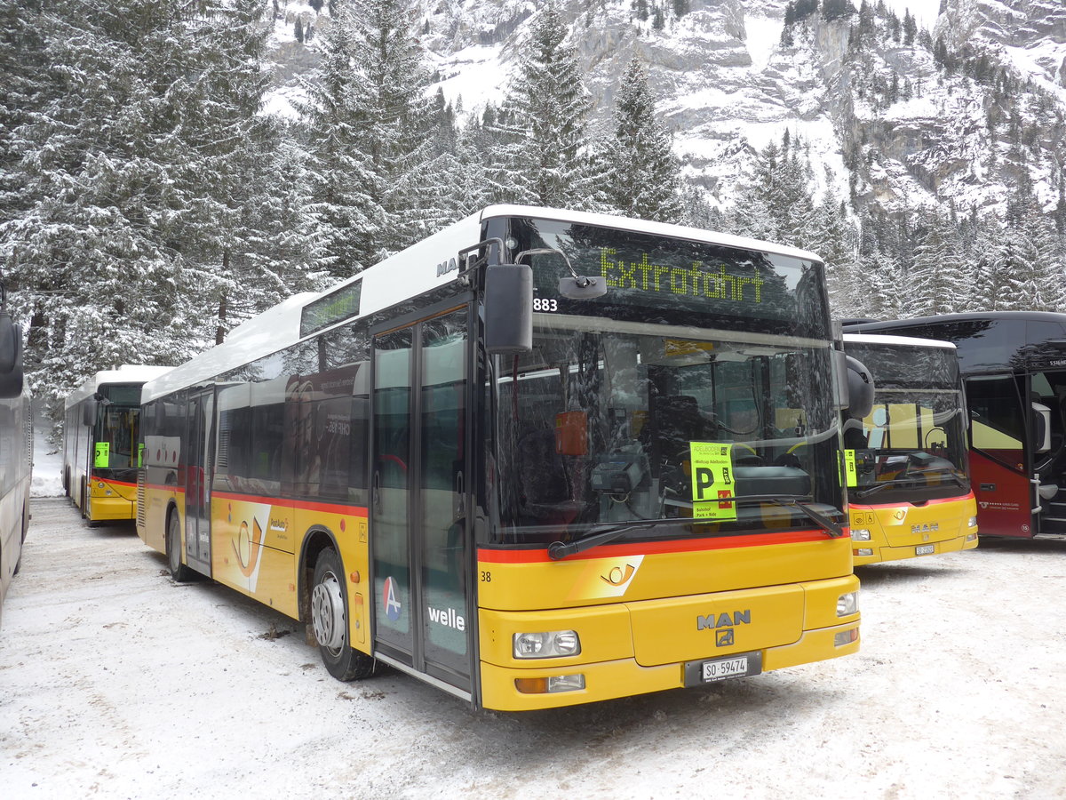 (177'847) - Wyss, Boningen - Nr. 38/SO 59'474 - MAN am 7. Januar 2017 in Adelboden, Unter dem Birg