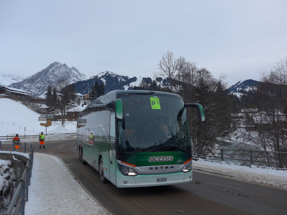 (177'903) - Sgesser, Wintersingen - Nr. 9/BL 20'153 - Setra am 7. Januar 2017 in Adelboden, Oey