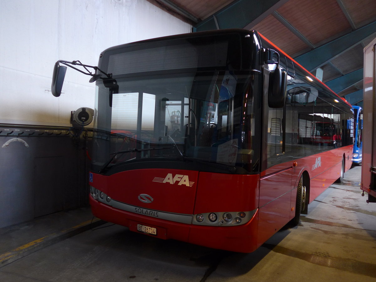 (177'913) - AFA Adelboden - Nr. 91/BE 26'704 - Solaris am 7. Januar 2017 im Autobahnhof Adelboden