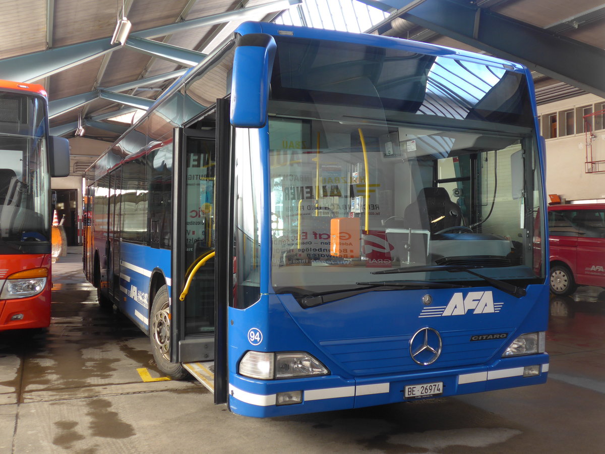 (177'999) - AFA Adelboden - Nr. 94/BE 26'974 - Mercedes am 9. Januar 2017 im Autobahnhof Adelboden