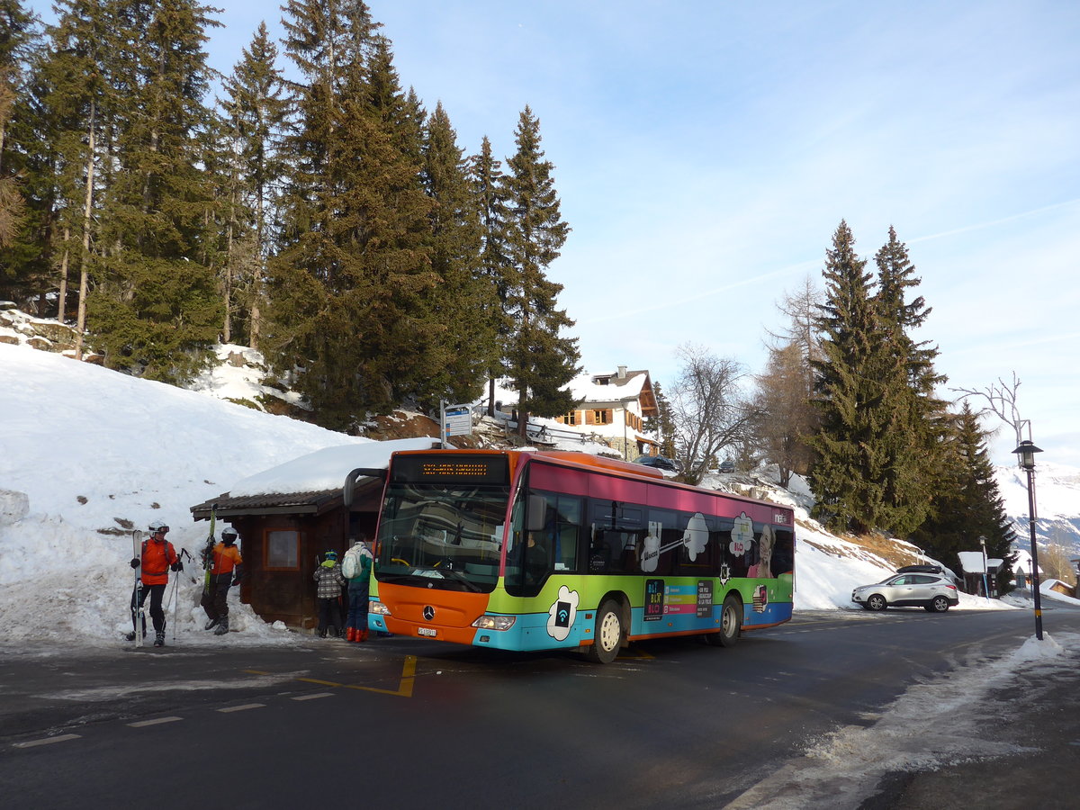 (178'176) - Theytaz, Sion - VS 132'933 - Mercedes am 28. Januar 2017 in Les Collons, Office Tourisme