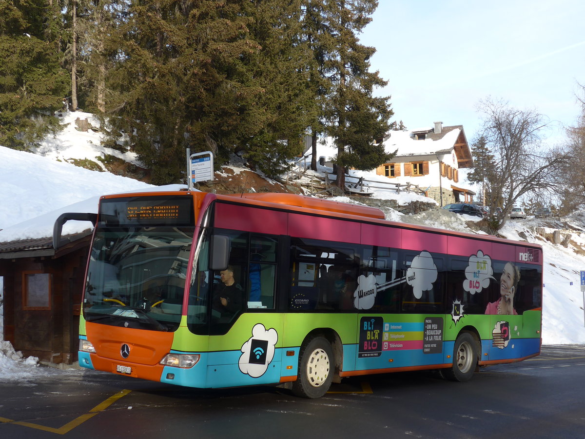 (178'177) - Theytaz, Sion - VS 132'933 - Mercedes am 28. Januar 2017 in Les Collons, Office Tourisme