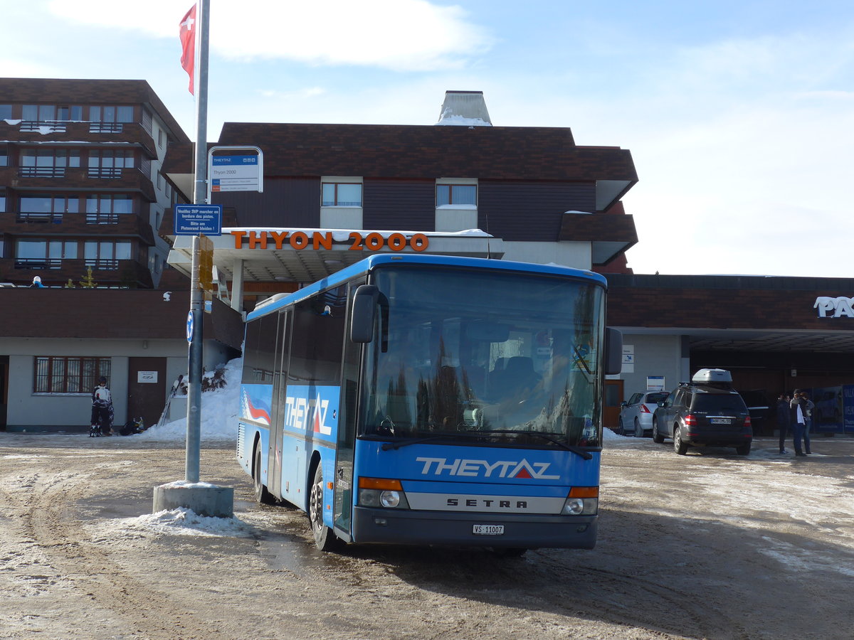 (178'192) - Theytaz, Sion - VS 11'007 - Setra am 28. Januar 2017 in Thyon 2000