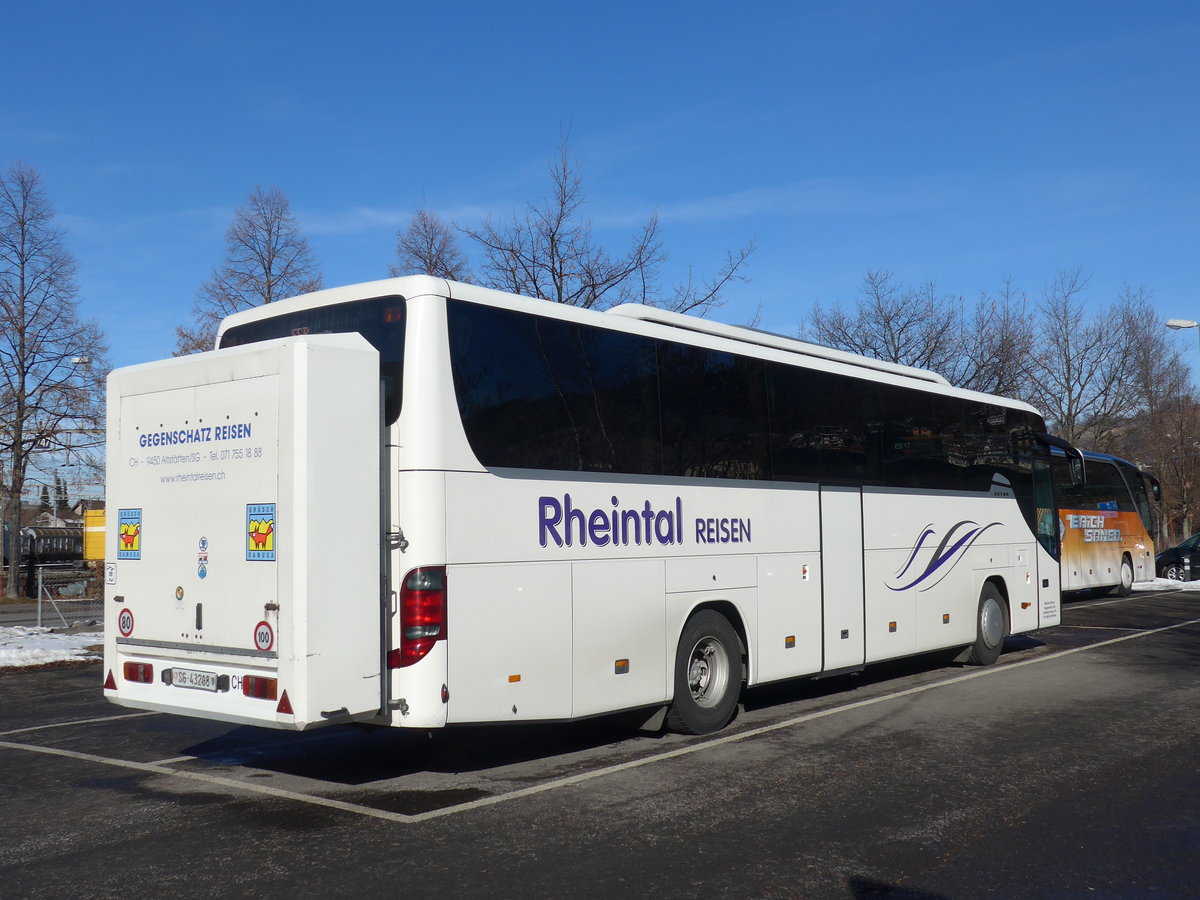 (178'216) - Gegenschatz, Altsttten - SG 43'208 - Setra am 29. Januar 2017 in Thun, Seestrasse