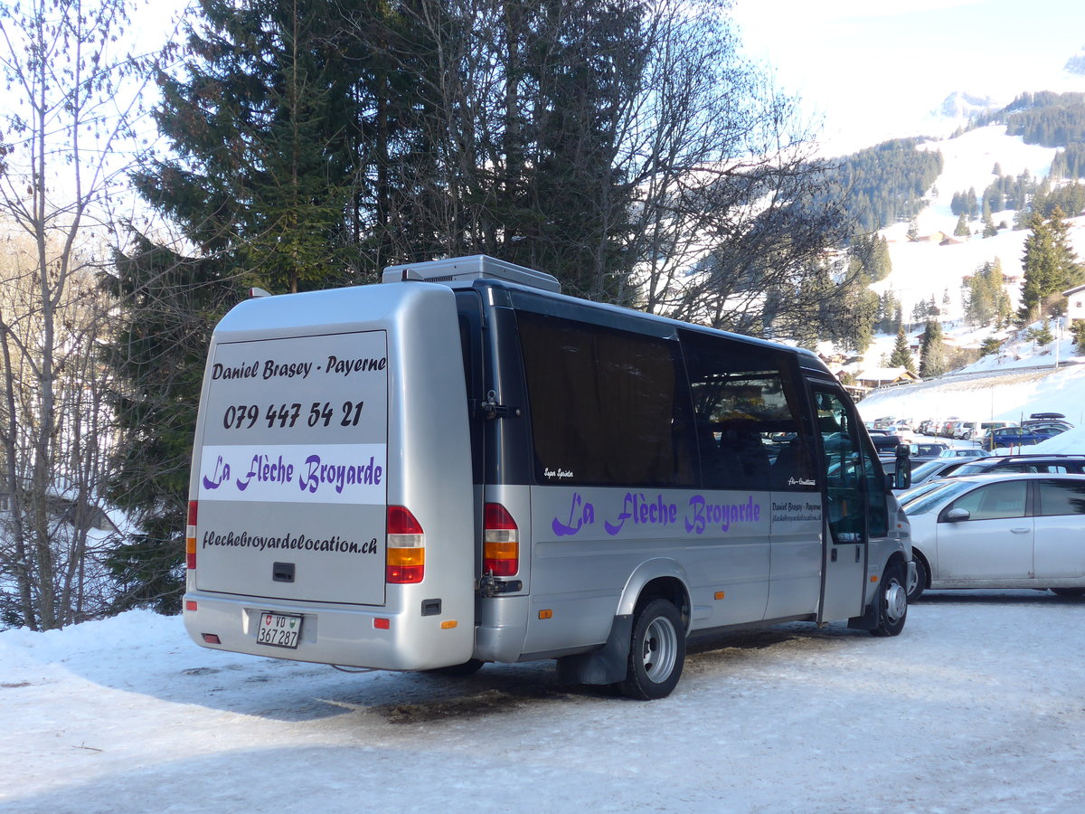 (178'222) - Brasey, Payerne - VD 367'287 - Mercedes am 29. Januar 2017 in Adelboden, ASB