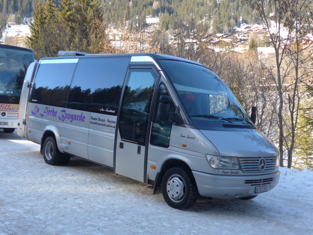 (178'223) - Brasey, Payerne - VD 367'287 - Mercedes am 29. Januar 2017 in Adelboden, ASB