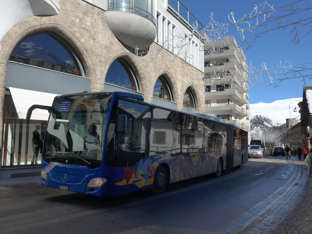 (178'608) - SBC Chur - Nr. 92/GR 156'992 - Mercedes (ex VZO Grningen Nr. 151; ex Vorfhrfahrzeug) am 18. Februar 2017 in St. Moritz, Klinik Gut