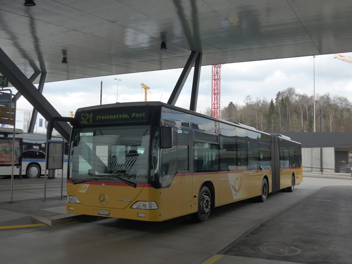 (179'085) - PostAuto Zrich - Nr. 200/ZH 781'111 - Mercedes (ex Moser, Flaach Nr. 200; ex Moser, Flaach Nr. 23) am 20. Mrz 2017 in Zrich, Flughafen