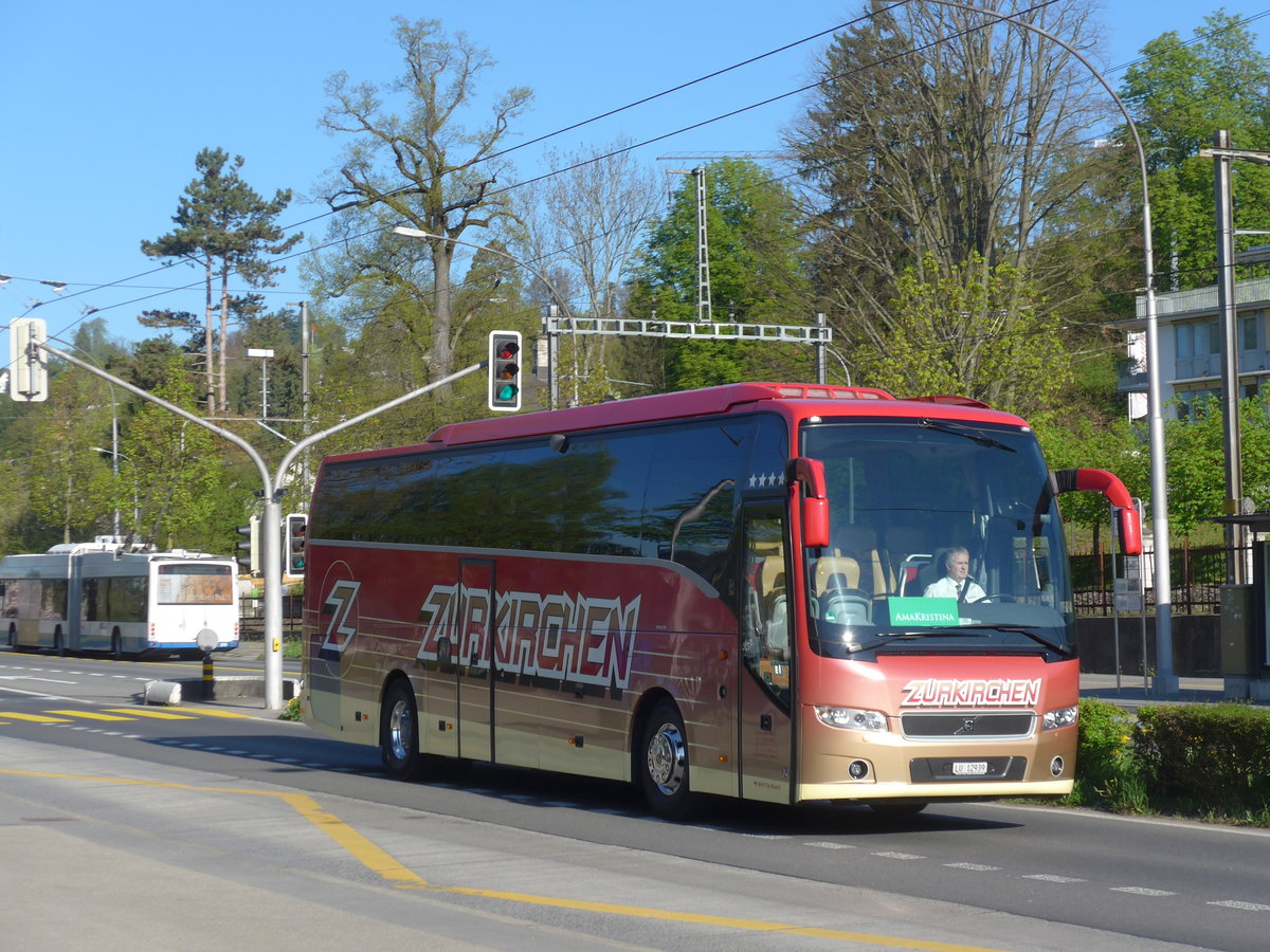 (179'392) - Zurkirchen, Malters - Nr. 14/LU 12'939 - Volvo am 10. April 2017 in Luzern, Verkehrshaus