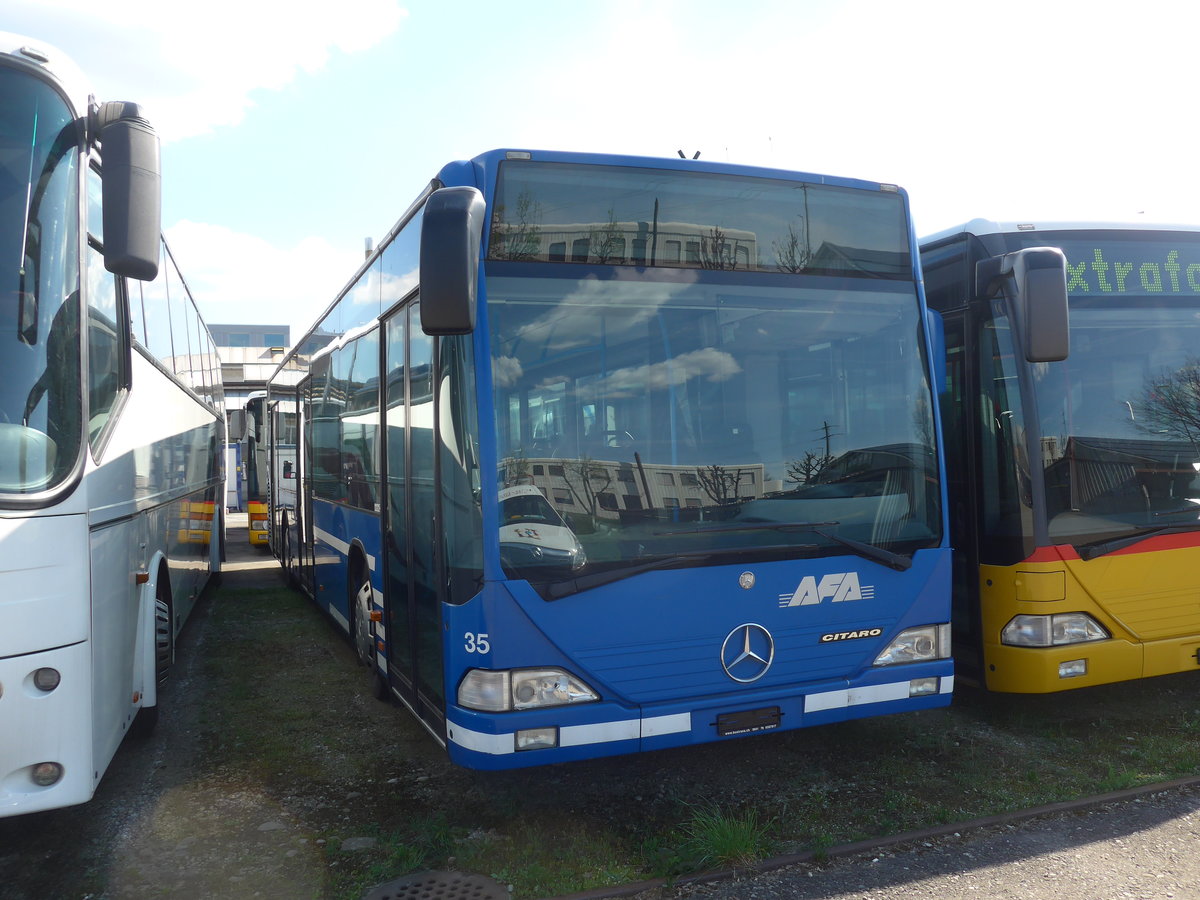 (179'524) - AFA Adelboden - Nr. 35 - Mercedes (ex Nr. 1) am 10. April 2017 in Frauenfeld, Langdorfstrasse