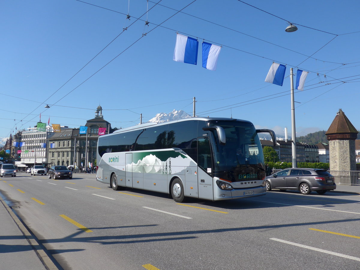 (179'767) - Aus Frankreich: Borini, Megve - EH 912 ER - Setra 