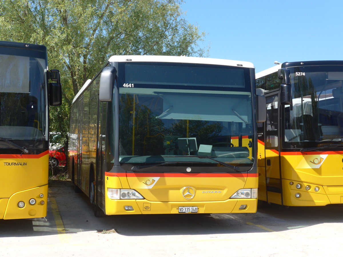 (179'865) - CarPostal Ouest - VD 335'348 - Mercedes am 29. April 2017 in Yverdon, Garage