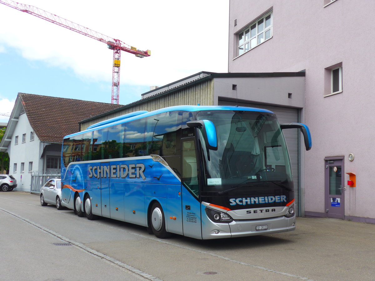 (180'218) - Schneider, Langendorf - SO 28'119 - Setra am 21. Mai 2017 in Gossau, Lindenwiesstrasse