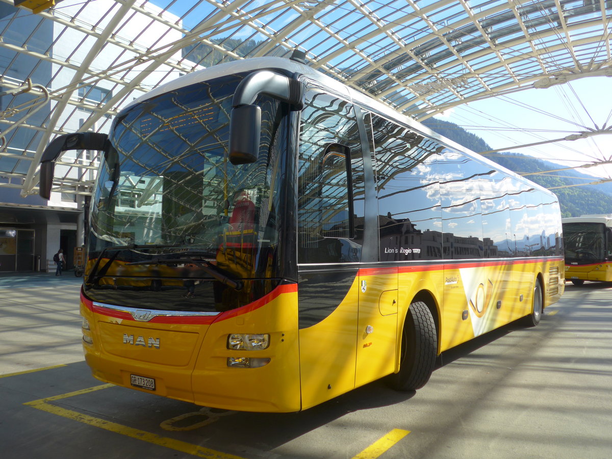 (180'421) - PostAuto Graubnden - GR 173'208 - MAN am 22. Mai 2017 in Chur, Postautostation