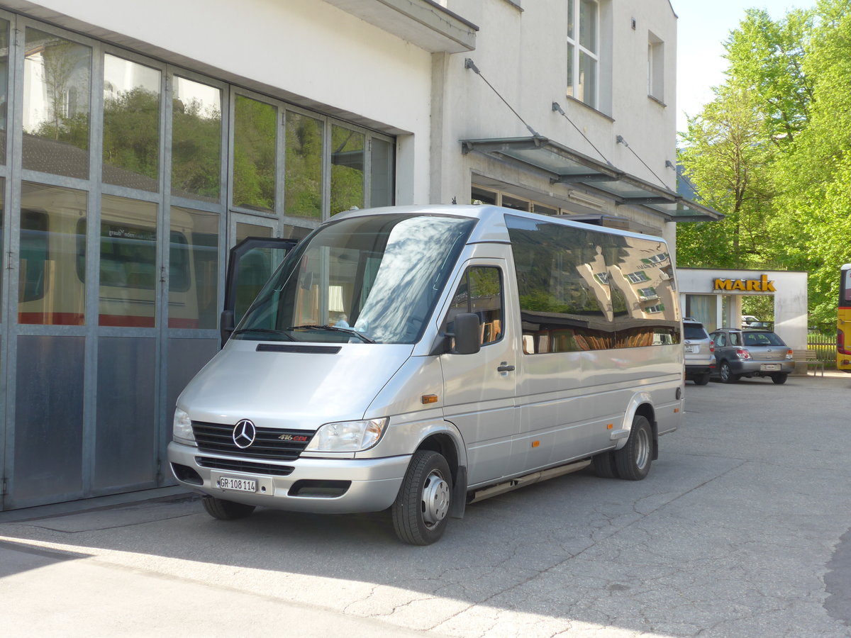 (180'482) - Mark, Andeer - GR 108'114 - Mercedes am 23. Mai 2017 in Andeer, Garage