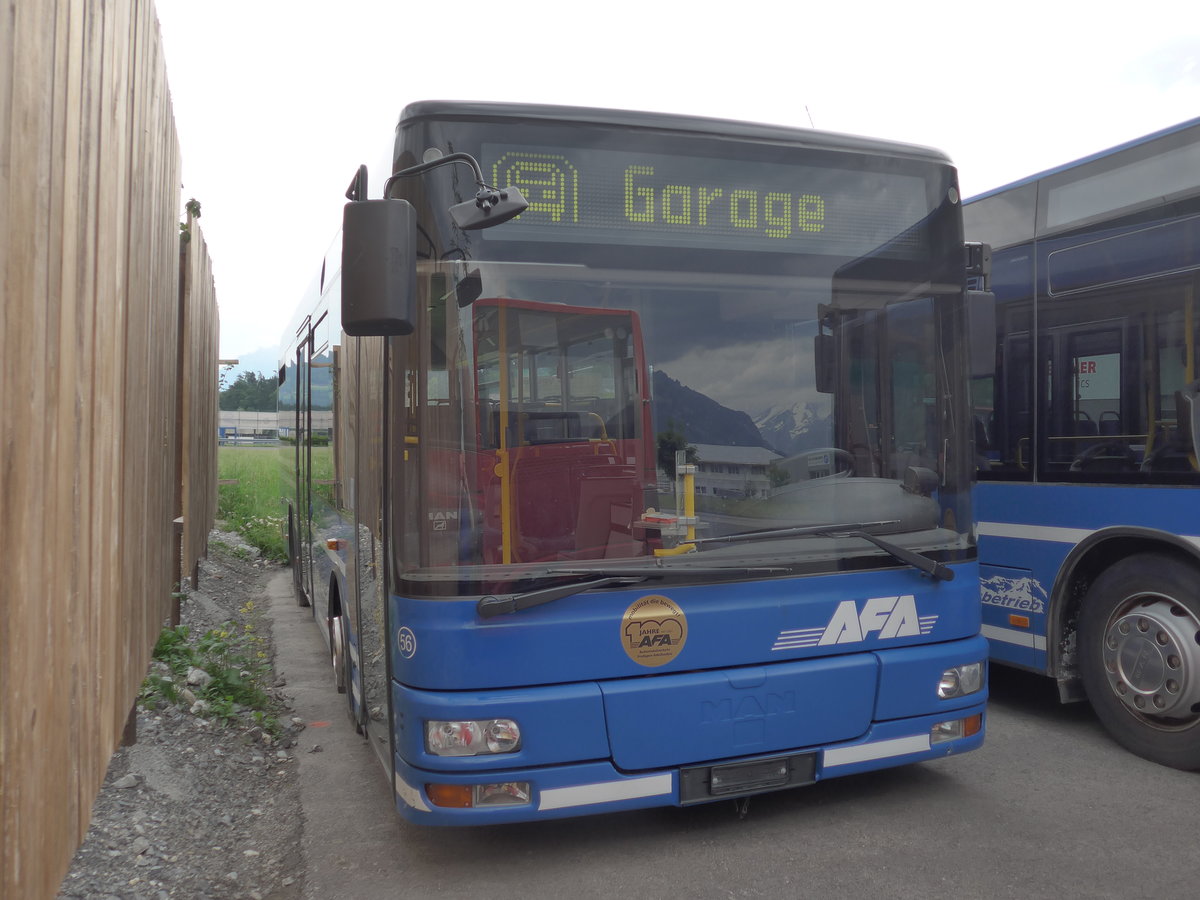 (181'103) - AFA Adelboden - Nr. 56 - MAN/Gppel am 14. Juni 2017 in Frutigen, Garage