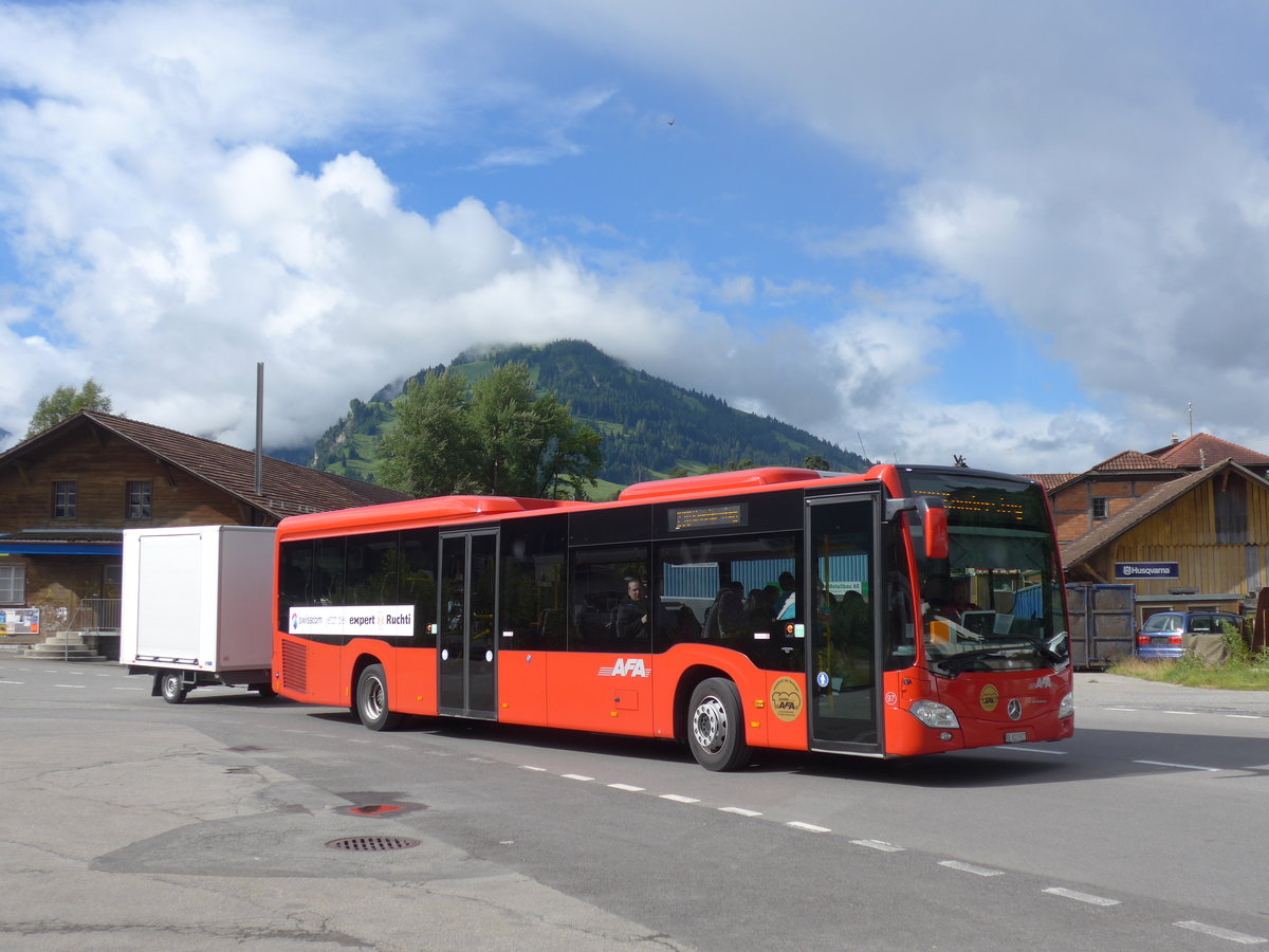 (181'617) - AFA Adelboden - Nr. 97/BE 823'927 - Mercedes am 1. Juli 2017 in Frutigen, Alter Bahnhof