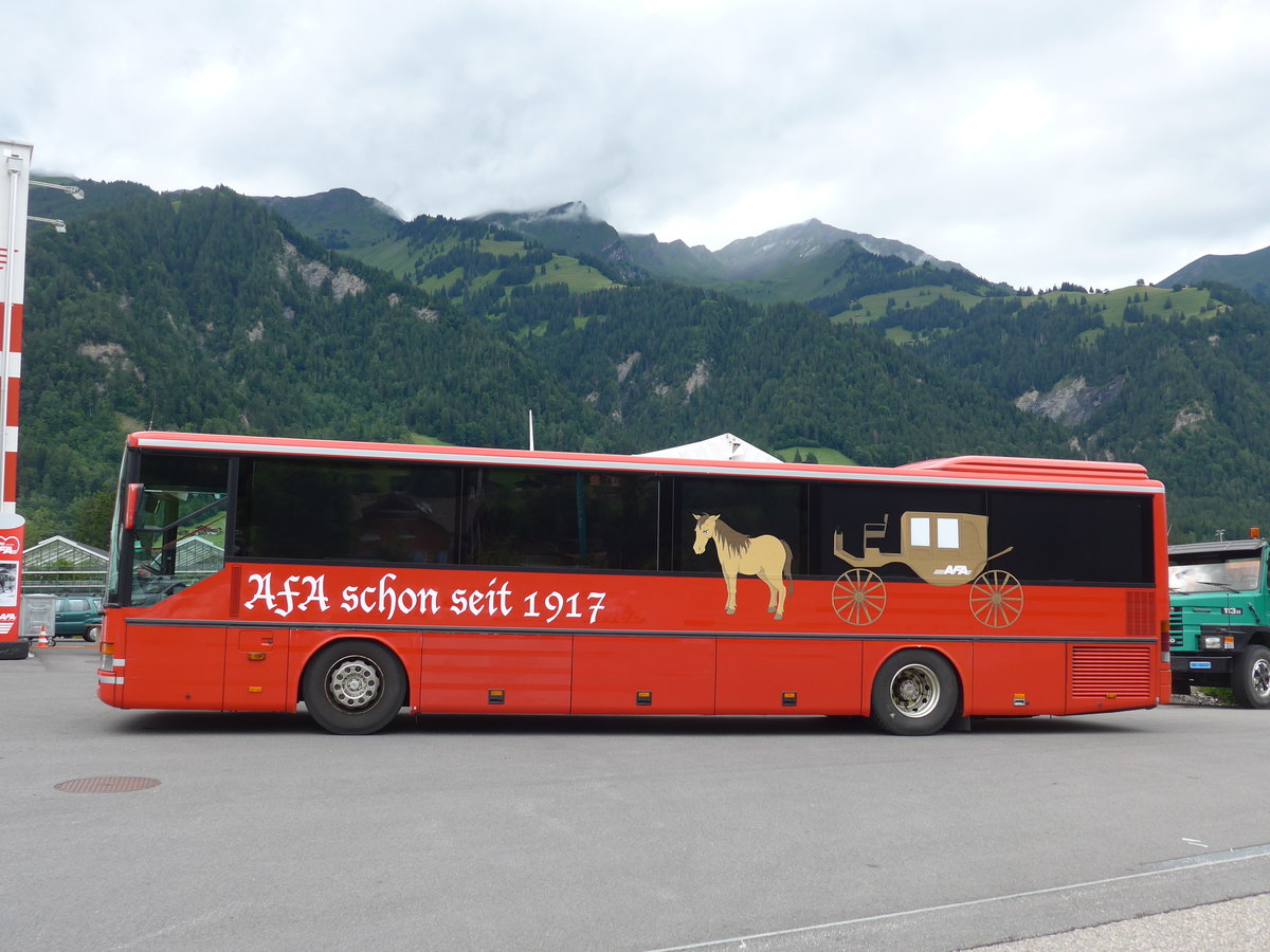 (181'713) - AFA Adelboden - Nr. 20/BE 3044 U - Setra (ex Nr. 6) am 1. Juli 2017 in Frutigen, Garage