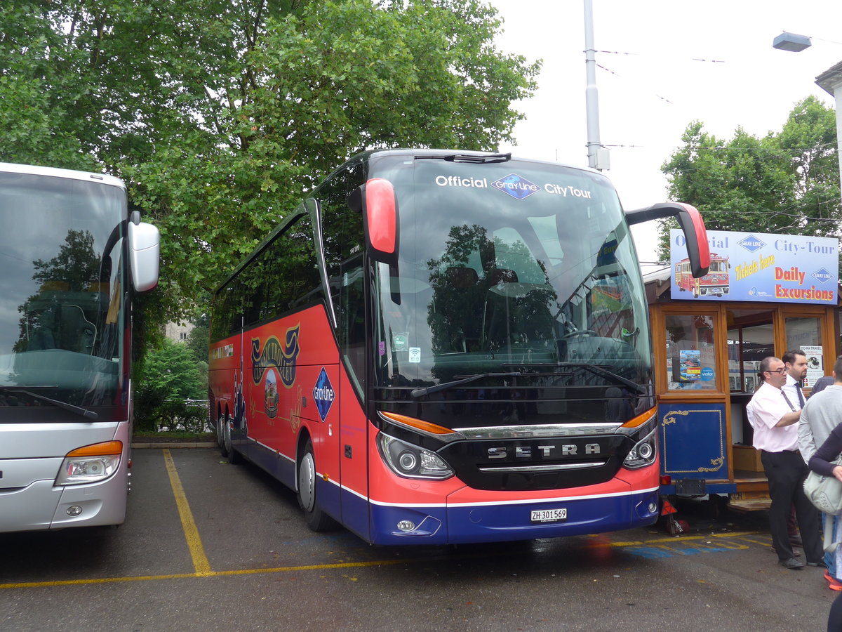 (181'901) - Meier, Zrich - ZH 301'569 - Setra am 10. Juli 2017 in Zrich, Sihlquai