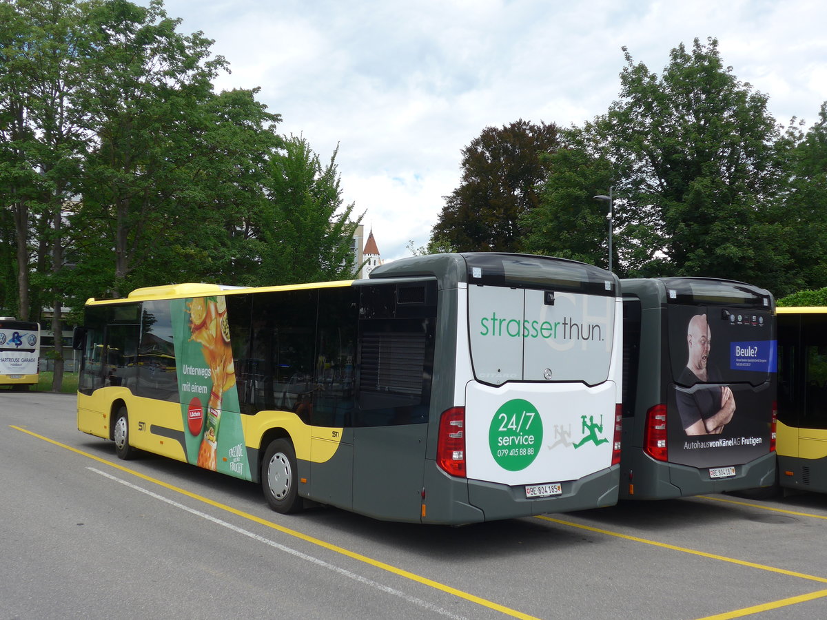 (182'046) - STI Thun - Nr. 185/BE 804'185 - Mercedes am 12. Juli 2017 bei der Schifflndte Thun